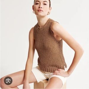 Abercrombie easy shaker sweater tank